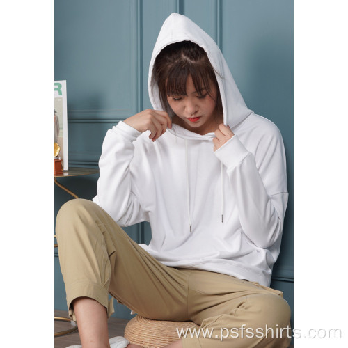 Loose Hoodies with Solid Color